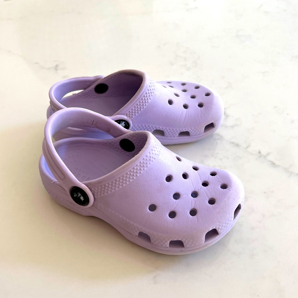 Toddler Crocs Lavender C8